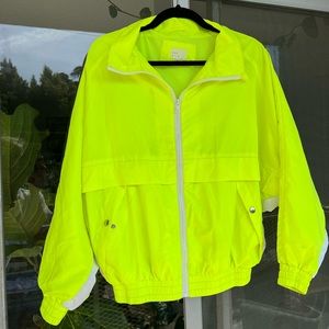 Yellow Windbreaker